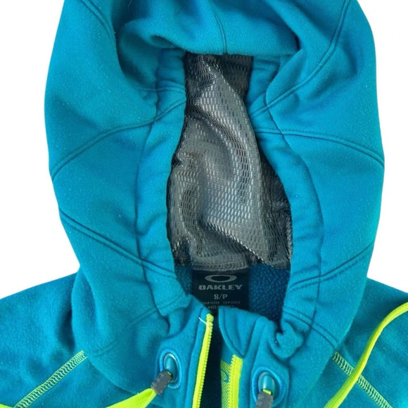 Oakley Fleece Jacket Teal - Picture 3 of 13